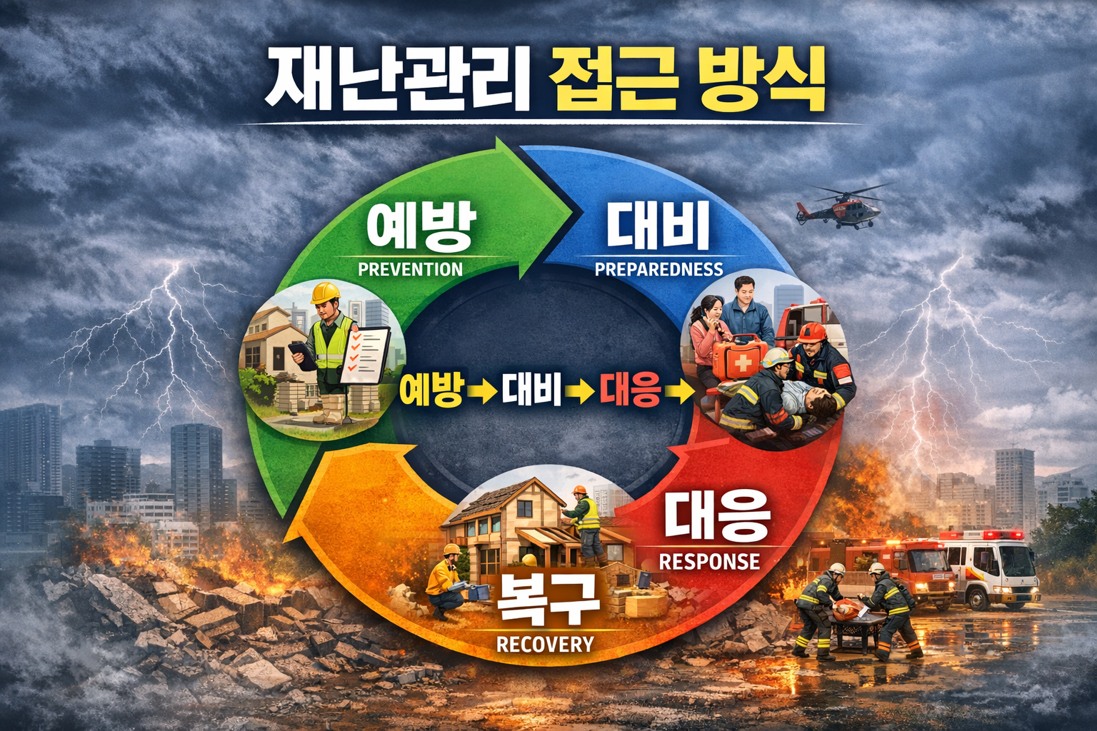 재난관리접근방식