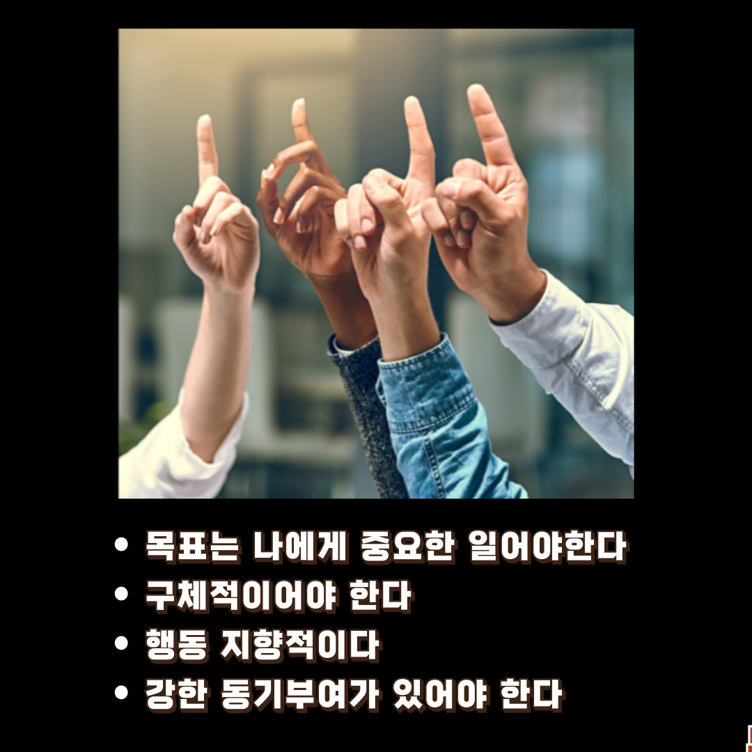 목표설정 4가지 요소