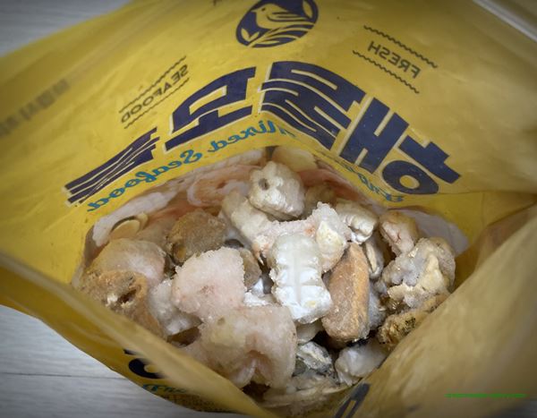 이마트 노브랜드 냉동 해물 모둠/모듬 2022년 8,9월 내용물