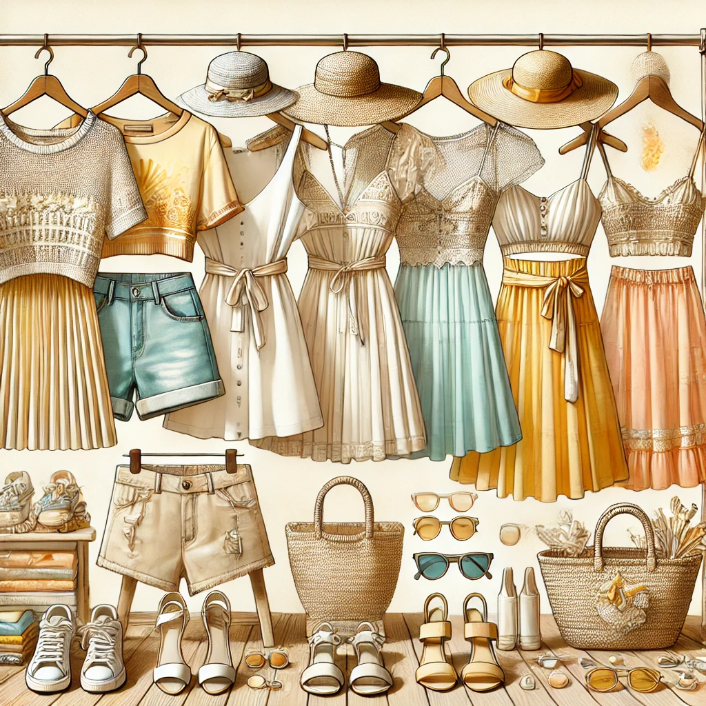 여름 패션 스타일 관련 사진