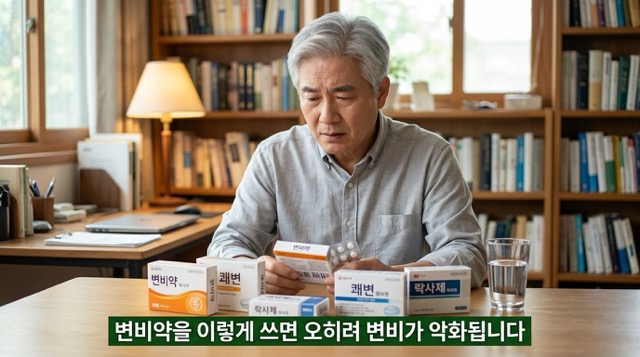 변비약 잘못된 사용 자극성 하제 장기복용 의존성 주의