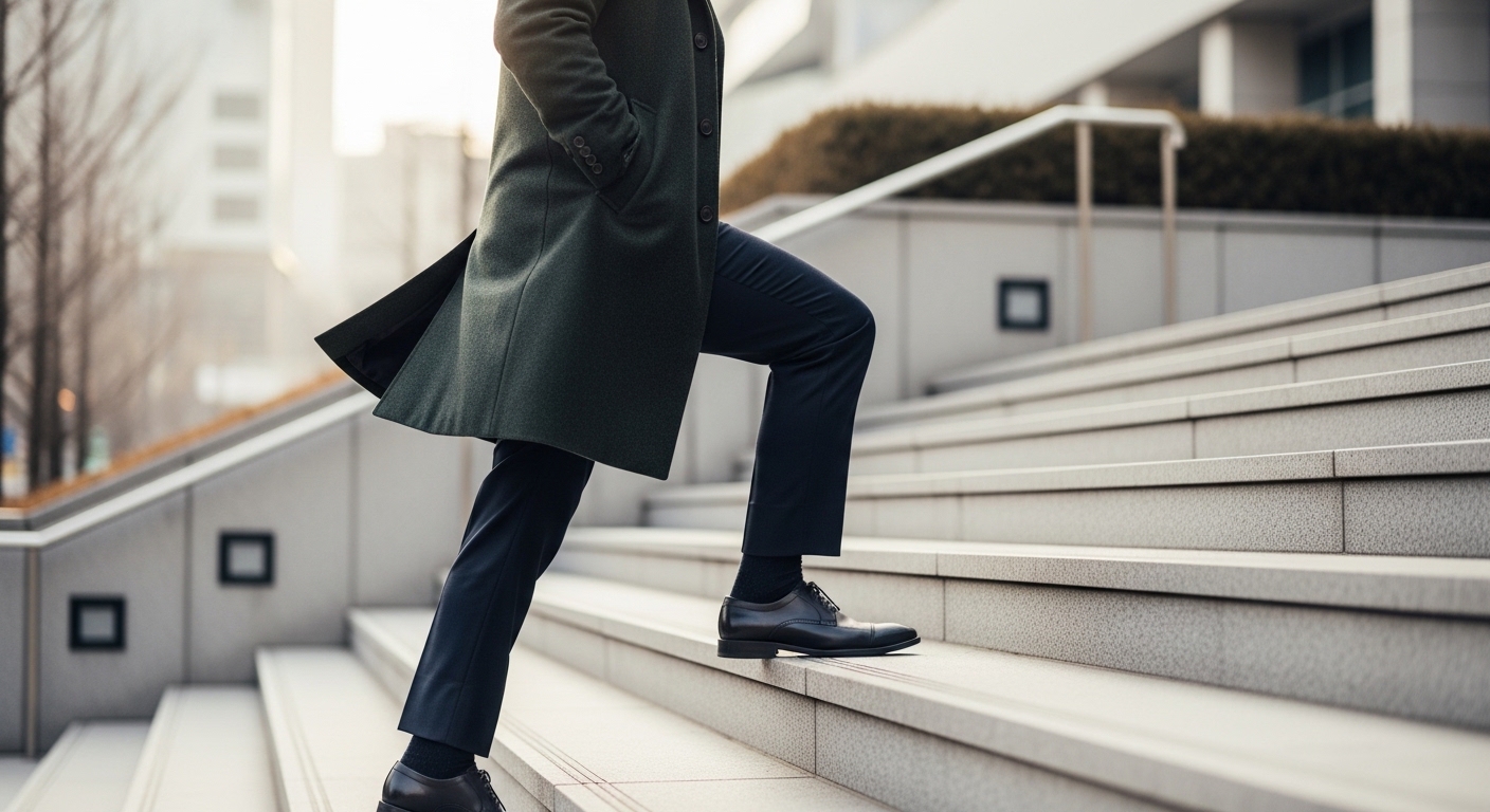 계단오르는-무릎의-관절-연상