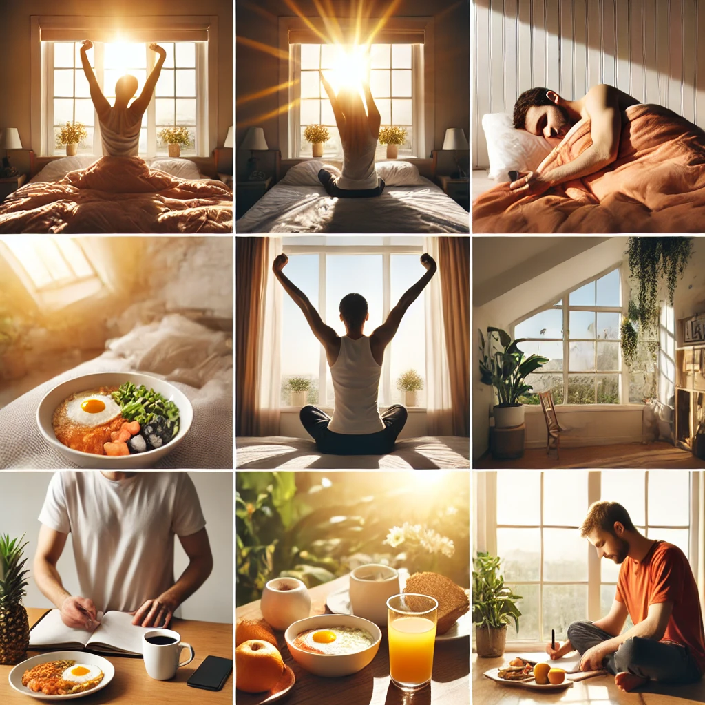 아침에 개운하게 일어나는 법 – 기상 후 루틴 추천
