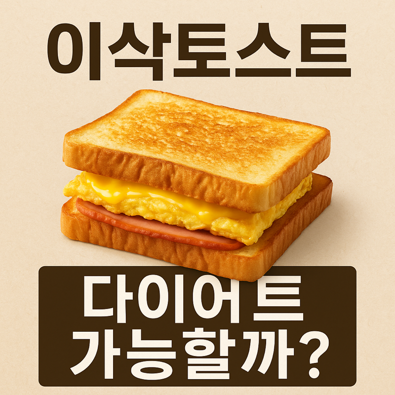 이삭토스트 다이어트 조합 이미지