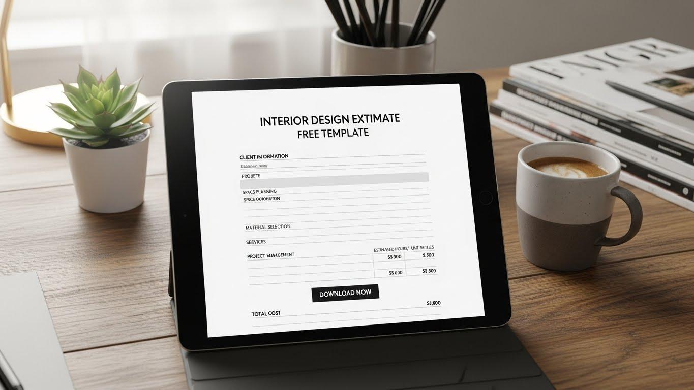 인테리어 견적서 무료양식