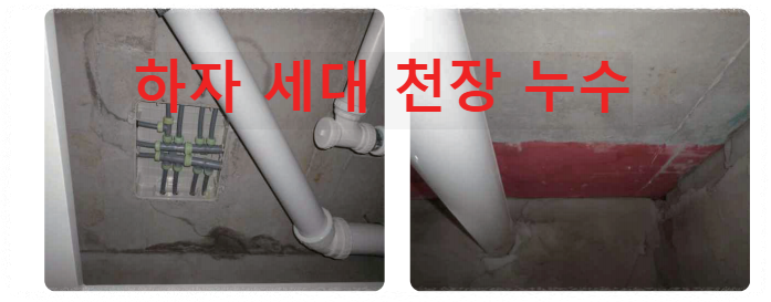 하자세대 천장누수