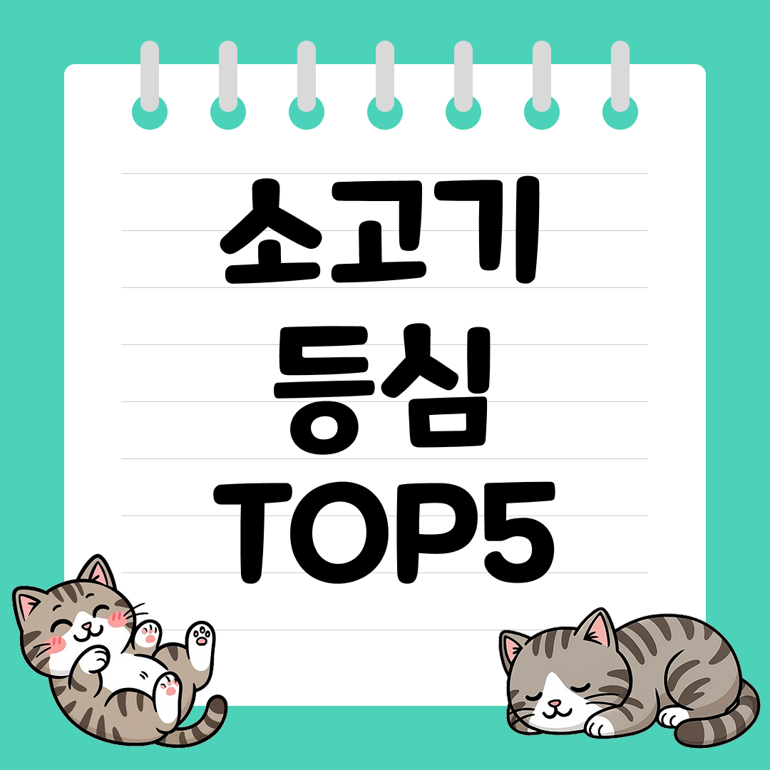 2025년 11월 5주차&nbsp;쿠팡 소고기 등심 추천 순위 TOP5