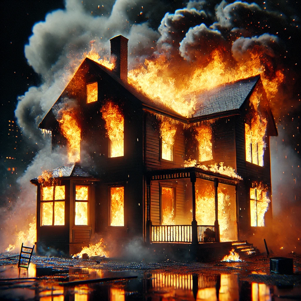 집 불 나는 꿈