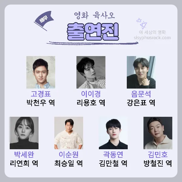 영화 육사오 출연진