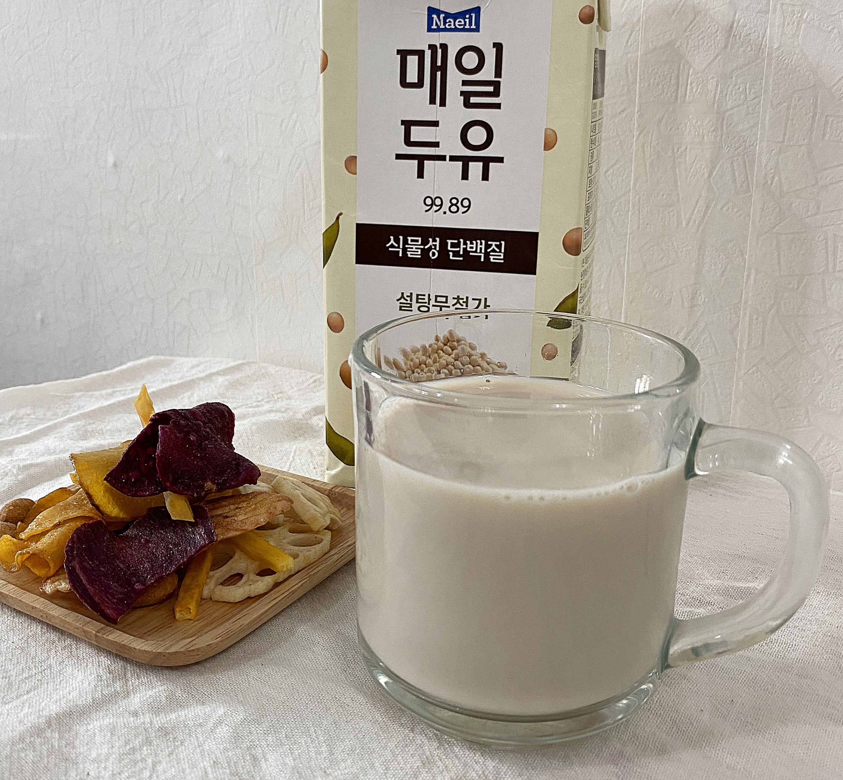 두유 차 완성