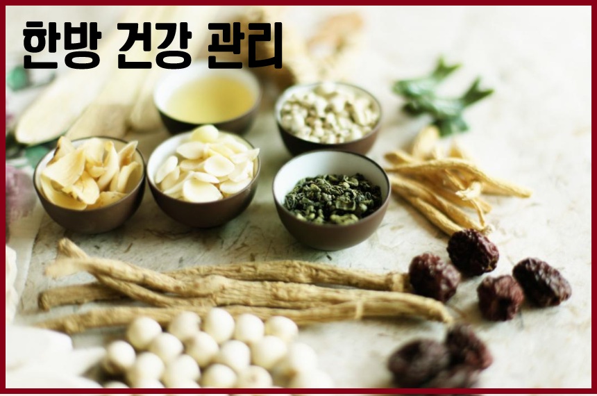 한방 건강 관리