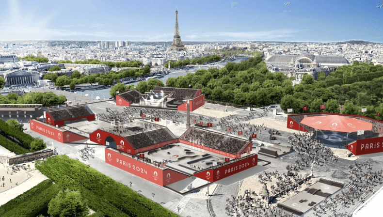 콩코르드 광장-BMX 프리스타일 사이클, 브레이킹 댄스, 스케이트보드 경기장