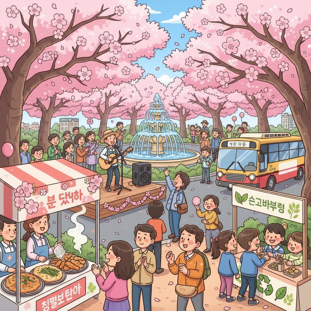 대구 동구 벚꽃 축제 일정과 아양기찻..