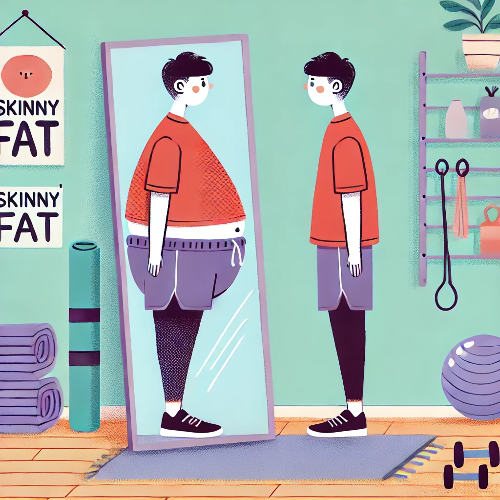 마른 비만의 모습