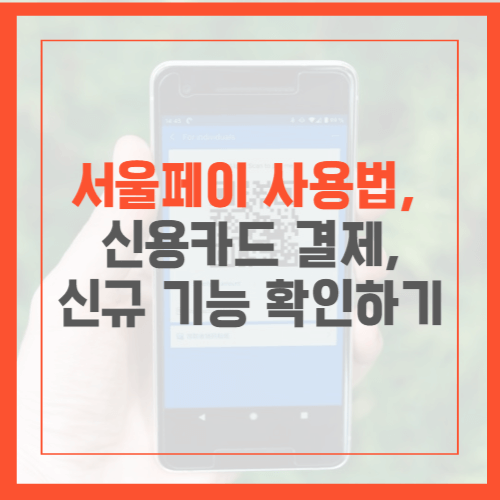 서울페이 사용법
