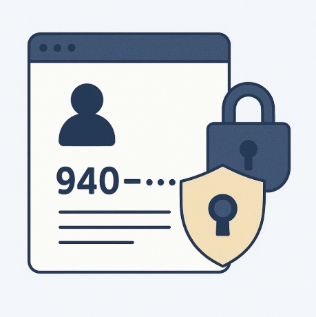 국세청 주민번호 입력