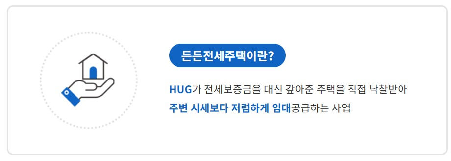 든든전세주택 신청방법