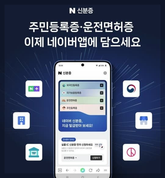 네이버모바일 신분증 발급