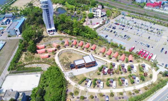 왕송호수캠핑장 전경