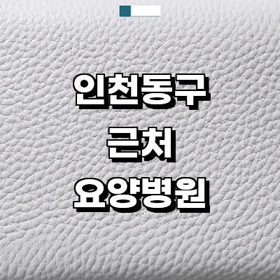 인천 동구 요양병원