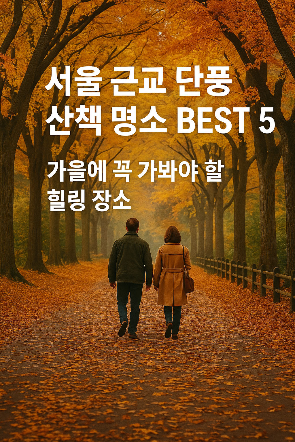 서울 근교 단풍 산책 명소 BEST 5|가을에 꼭 가봐야 할 힐링 장소 썸네일