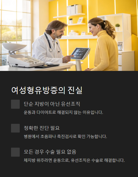 여성형유방증의 진실