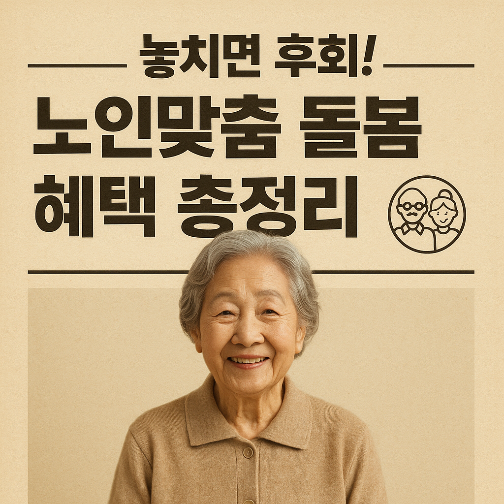 노인맞춤 돌봄 시스템