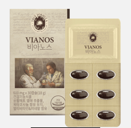 남성 전립선 건강기능식품 '비아노스' 효능, 가격