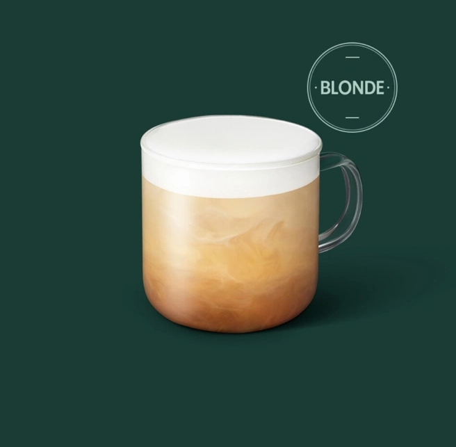 스타벅스 <<블론드 밀크카라멜 라떼>> / 출처 - 스타벅스 app