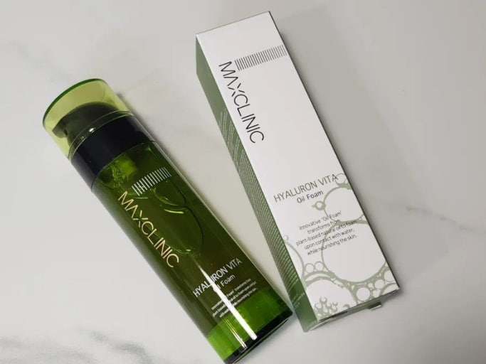 맥스 클리닉 히알루론 비타 오일폼 클렌저 사용 후기 - 2단계 딥클렌징으로 촉촉하게! 관련 사진