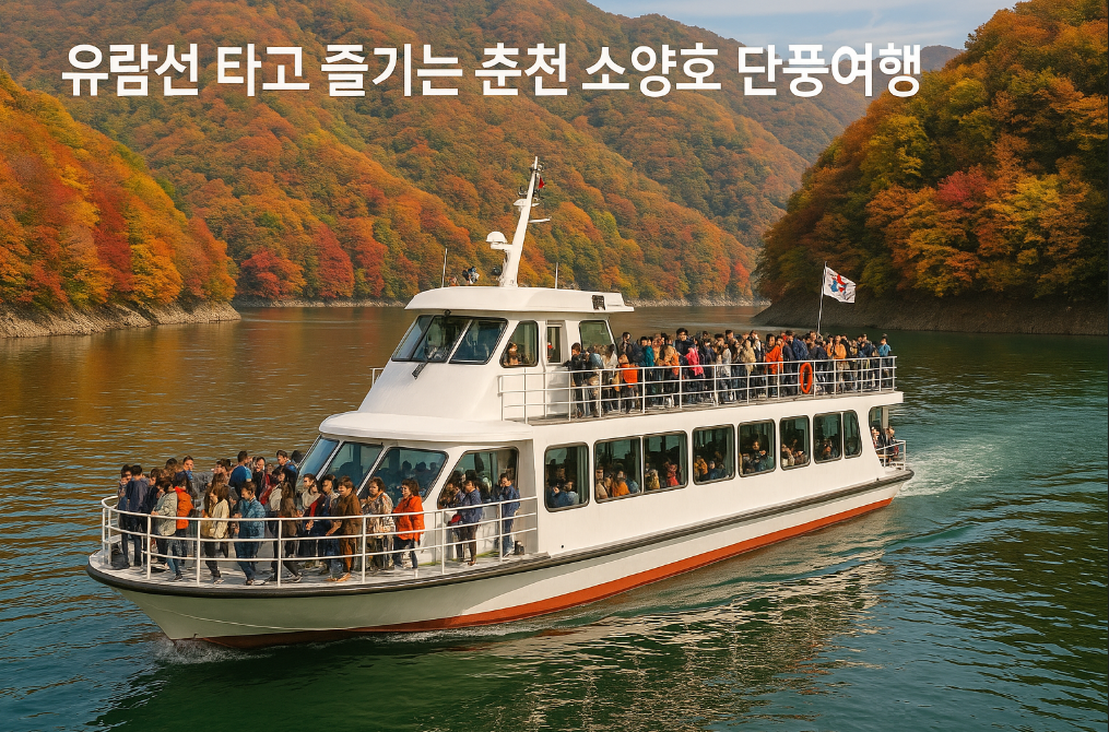 소양호 유람선 단풍여행, 춘천 가을 명소 완벽 가이드