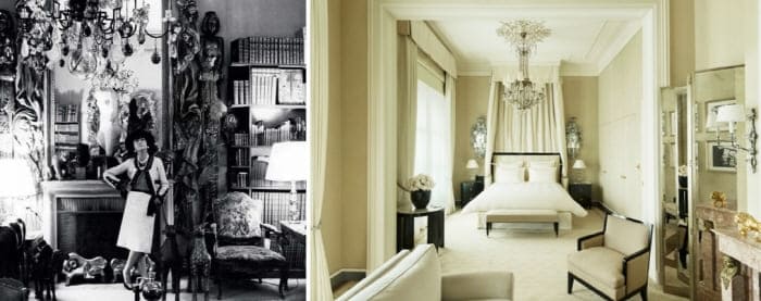 리츠호텔의샤넬과코코샤넬스위트룸