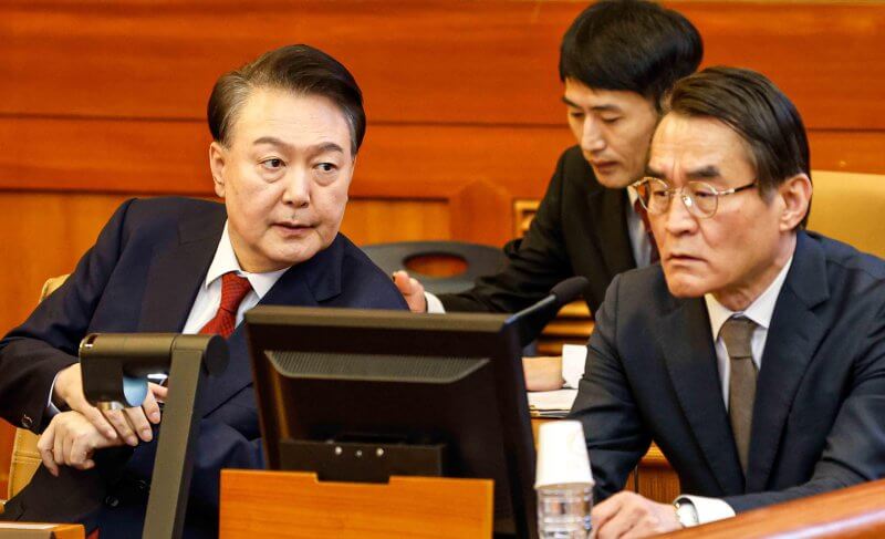 윤석열 전 대통령&amp;#44; 피고인 모습 촬영 허용