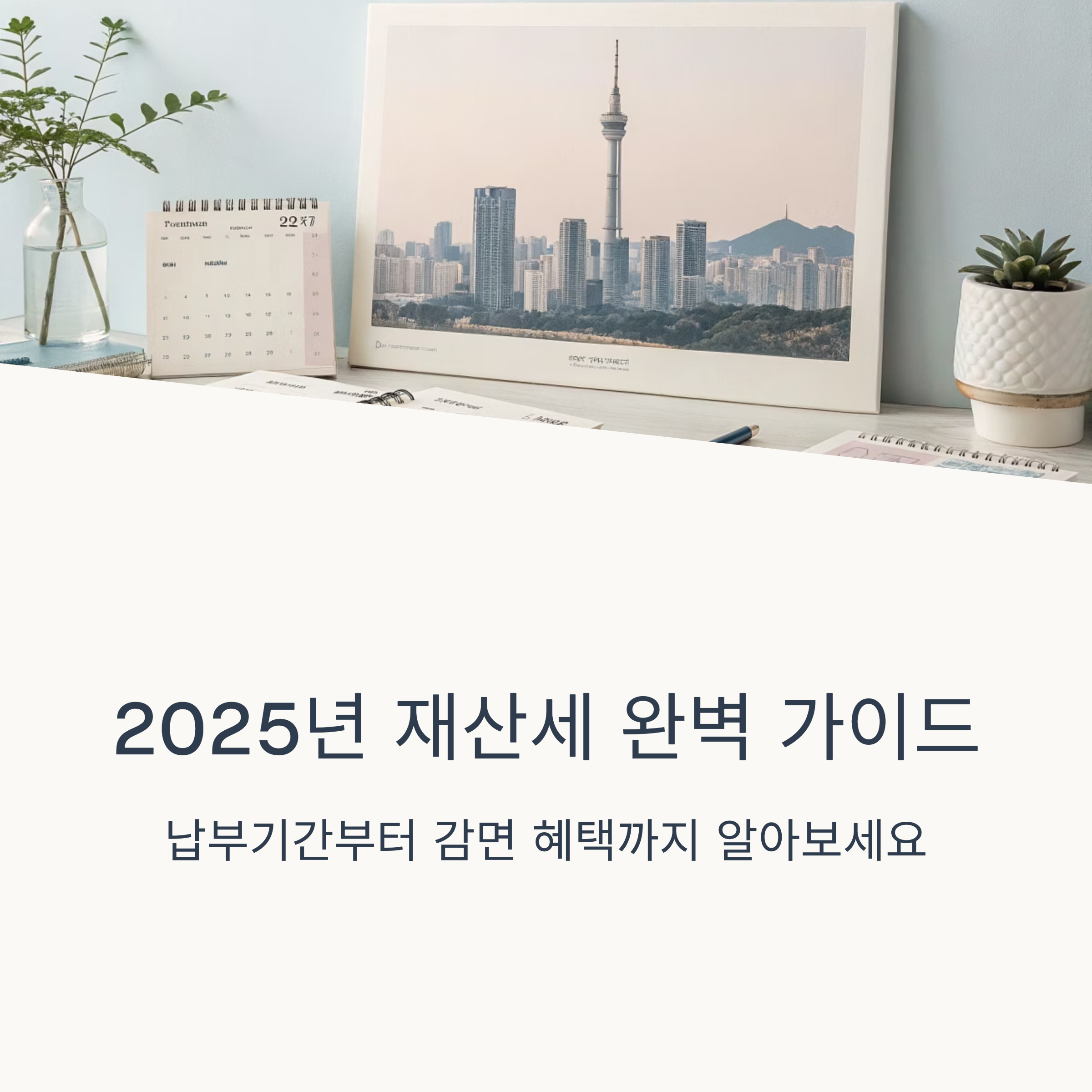 2025년 재산세 납부기간부터 부과기준까지 완벽정리