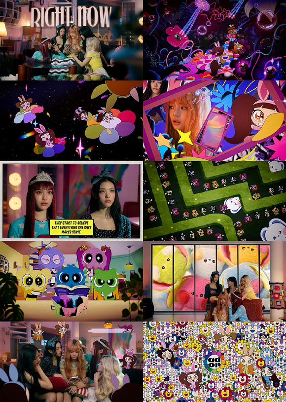 뉴진스 '라잇 나우' 뮤직비디오 갈무리 [사진=어도어]