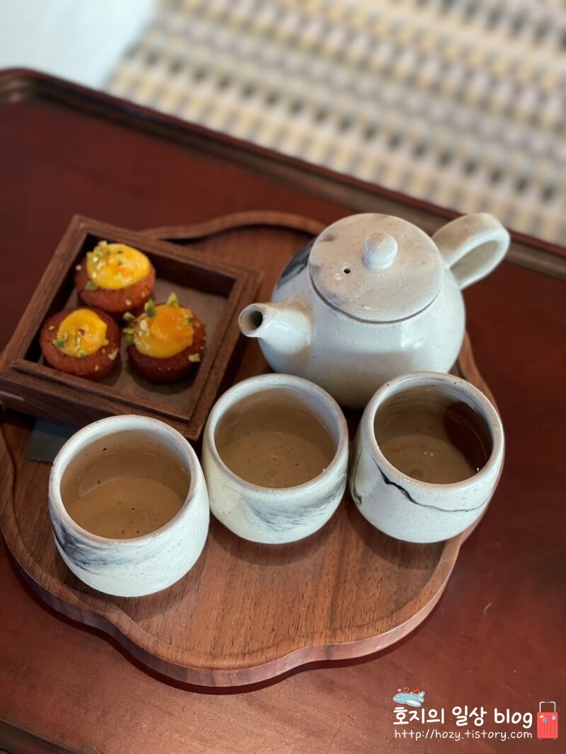 제주 JW메리어트 로비 체크인 웰컴드링크