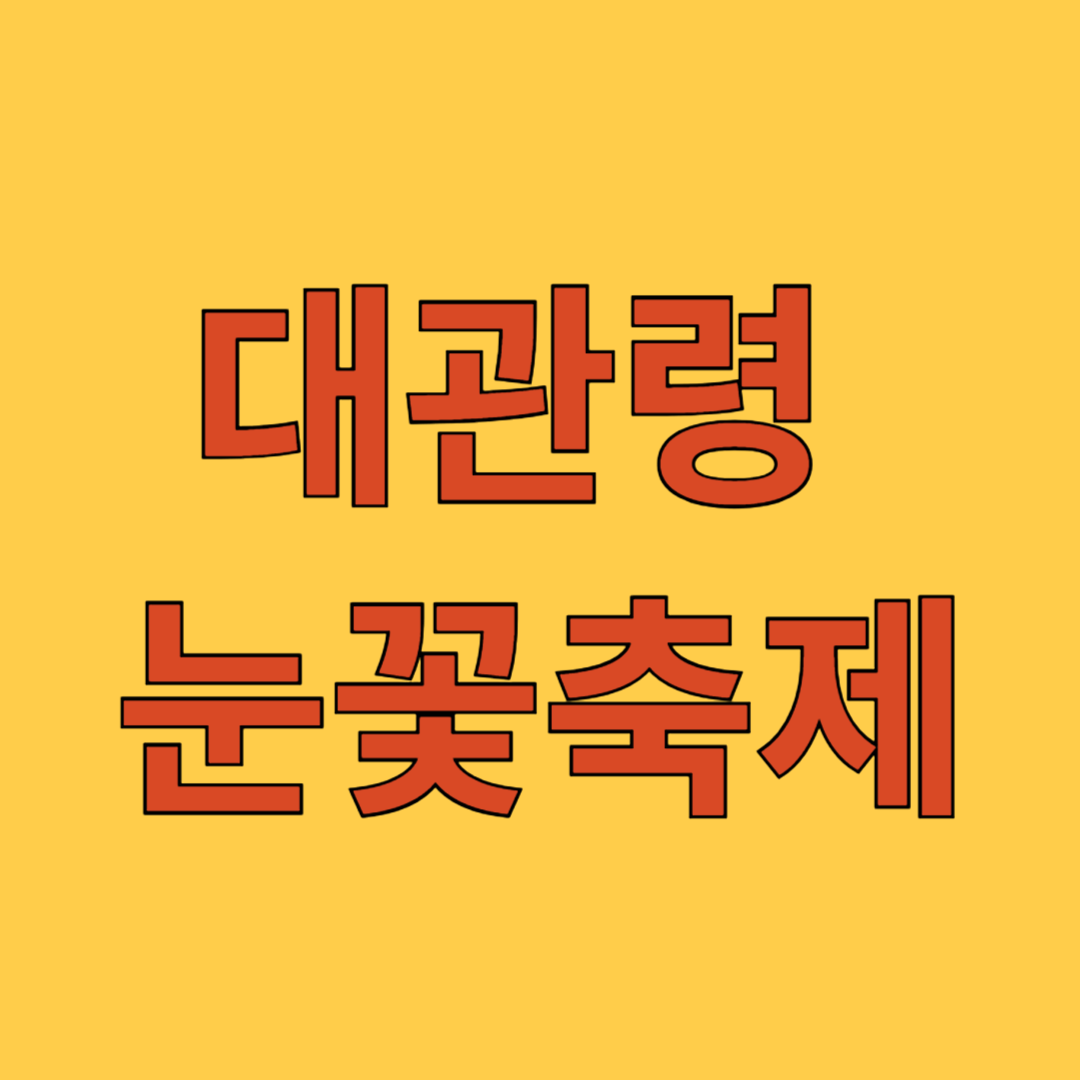 대관령 눈꽃축제