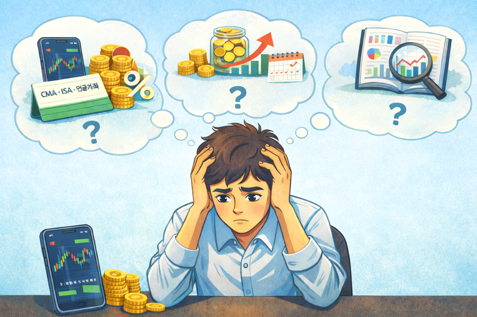 초보 투자자를 위한 3가지 (계좌 선택, 운용 방식, 정보 활용 기준)