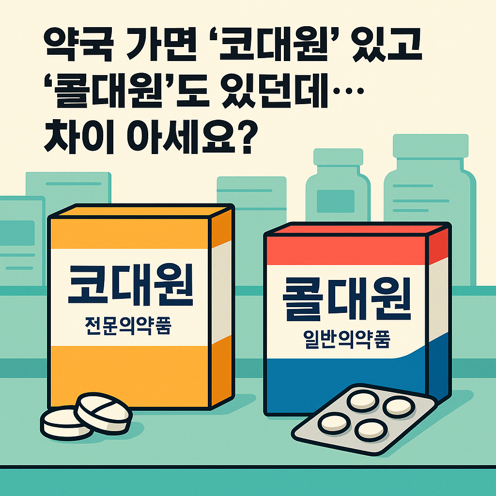 약사님, 이거 콜대원이 아니라 코대원인데요?