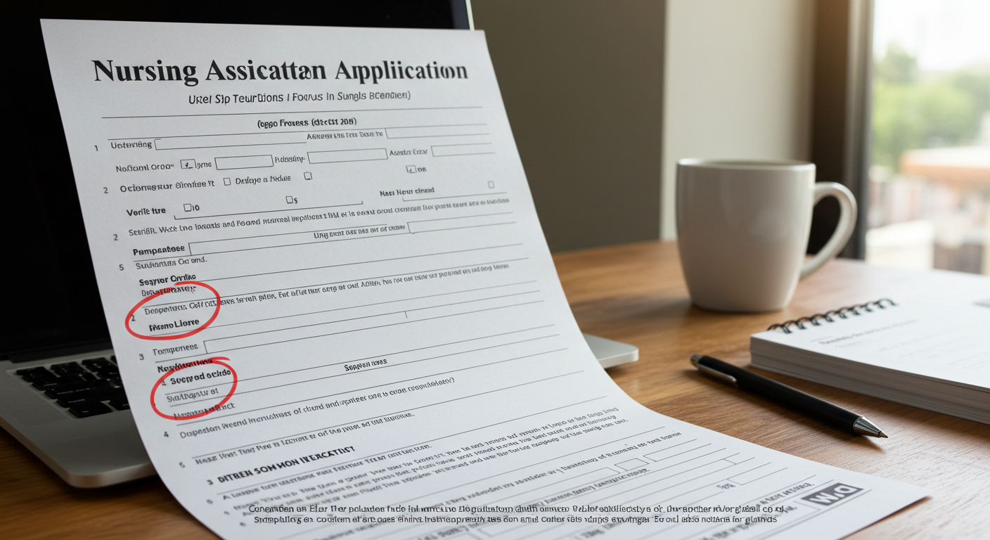 요양보호사 시험 원서