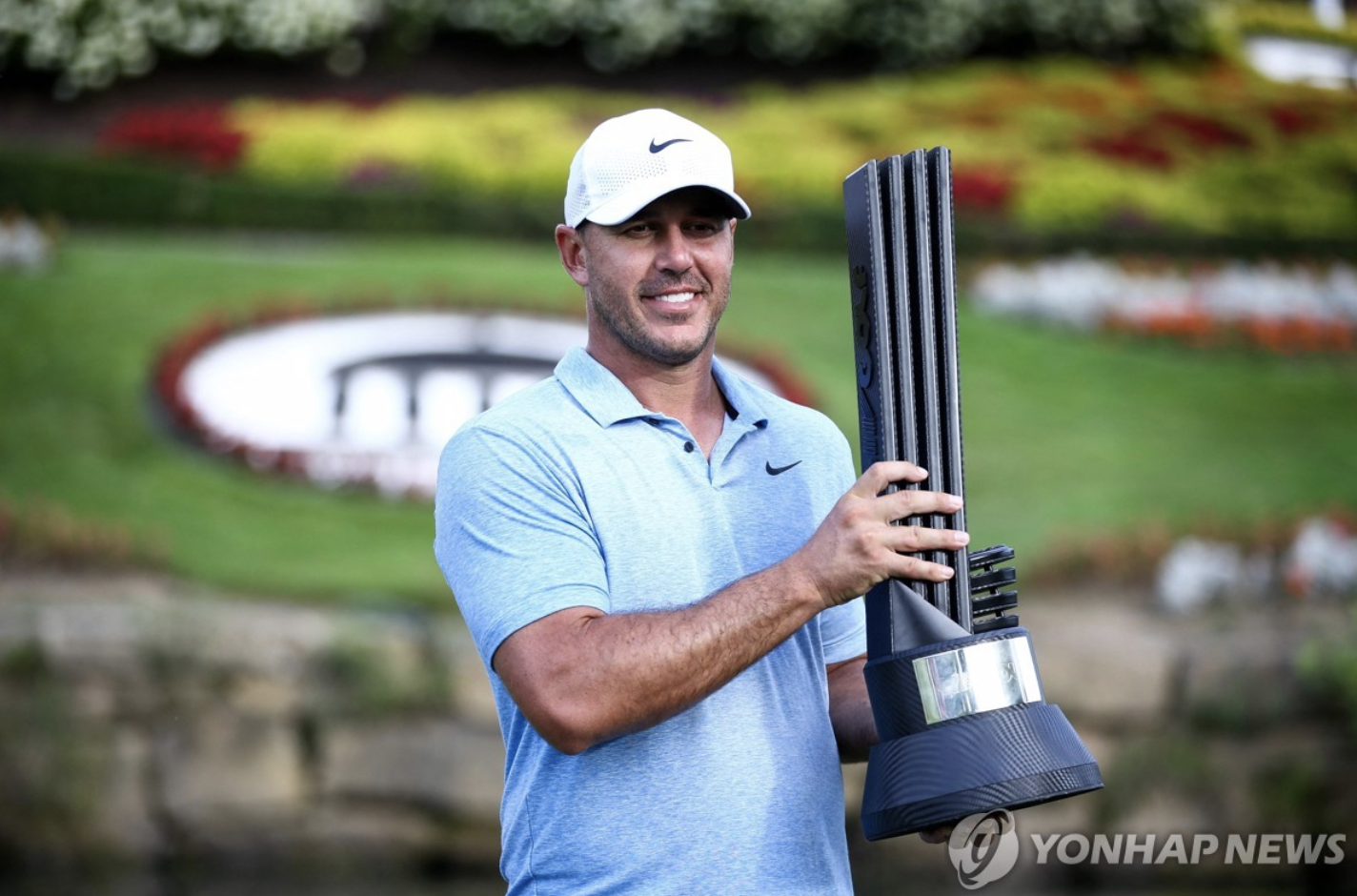 LIV골프 그린브라이어 대회 우승자 '브룩스 켑카' (사진출처.연합뉴스)