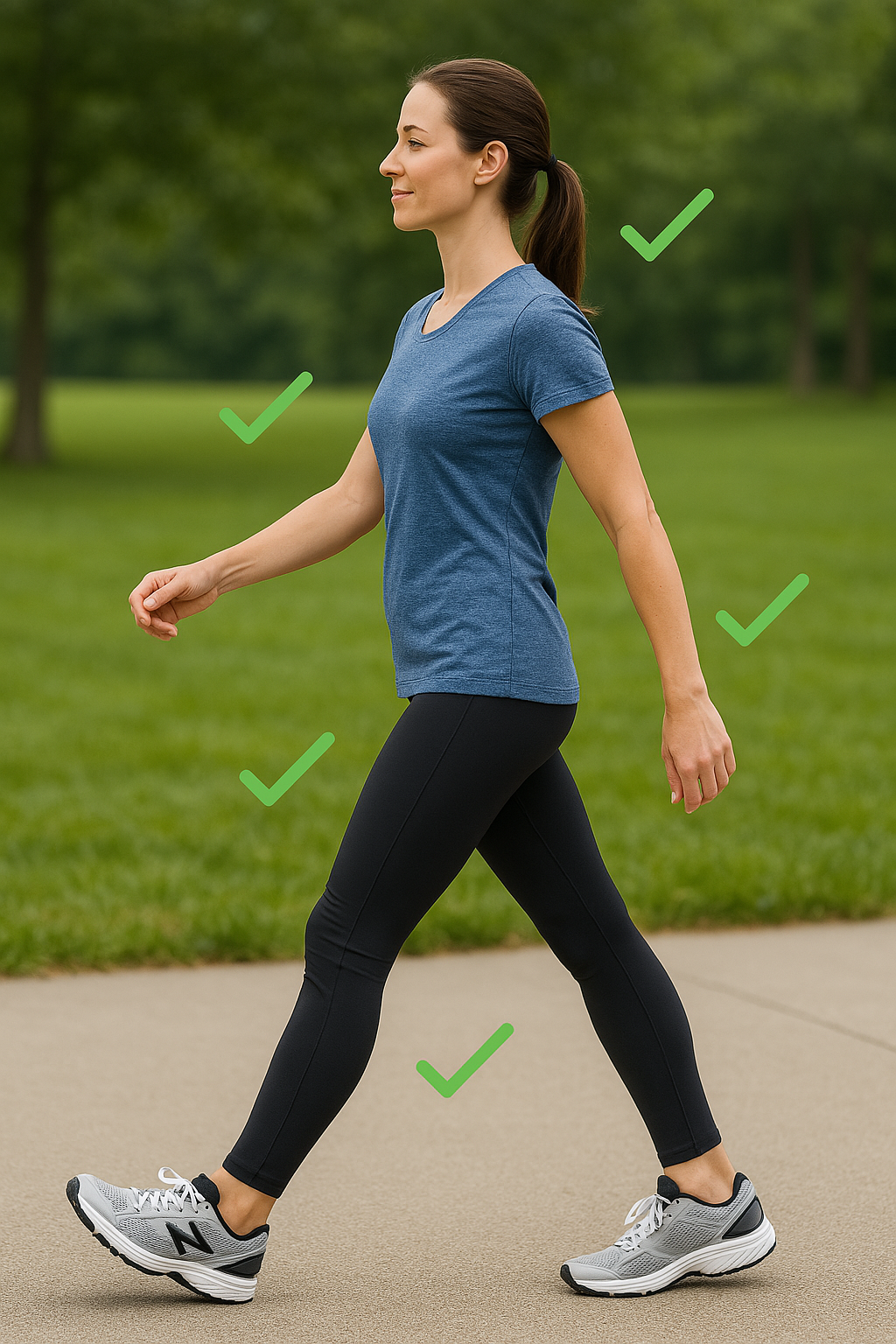 올바른 걷기 모습