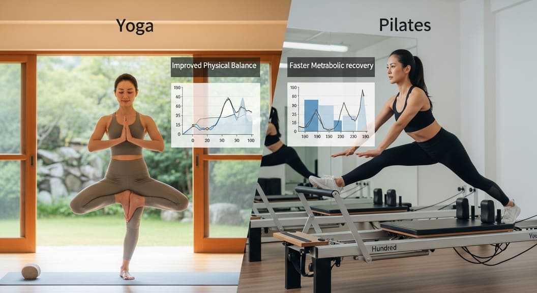 요가와 필라테스 중 40대 이후에 더 좋은 운동은? 신체 밸런스와 대사 회복의 관점에서 비교하기