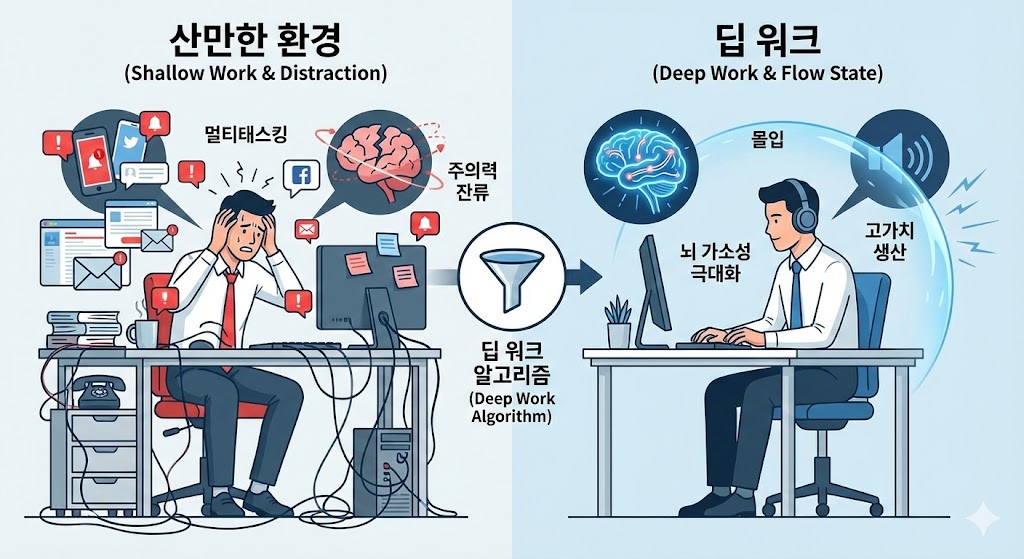 시간의 밀도를 높이는 '딥 워크(Deep Work)'의 철학적 배경과 실천