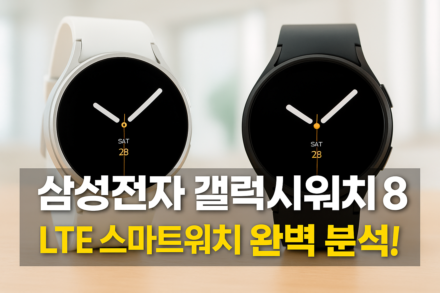 삼성전자 갤럭시워치 8 LTE 스마트워치 완벽 분석