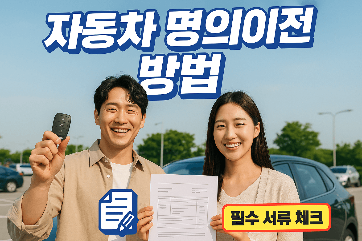 자동차 명의이전 방법과 필요 서류 총정리