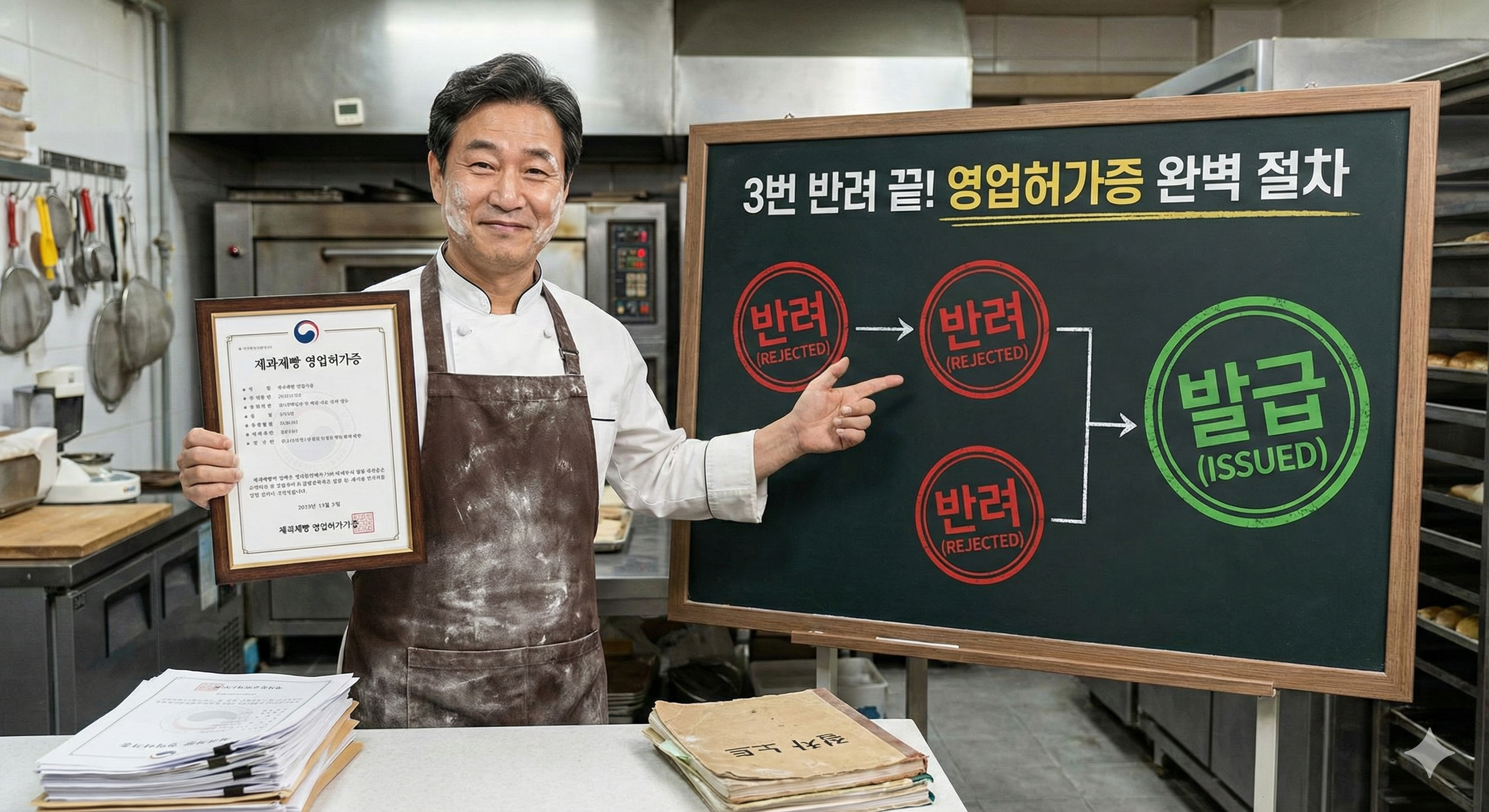 제과제빵 영업허가증 발급