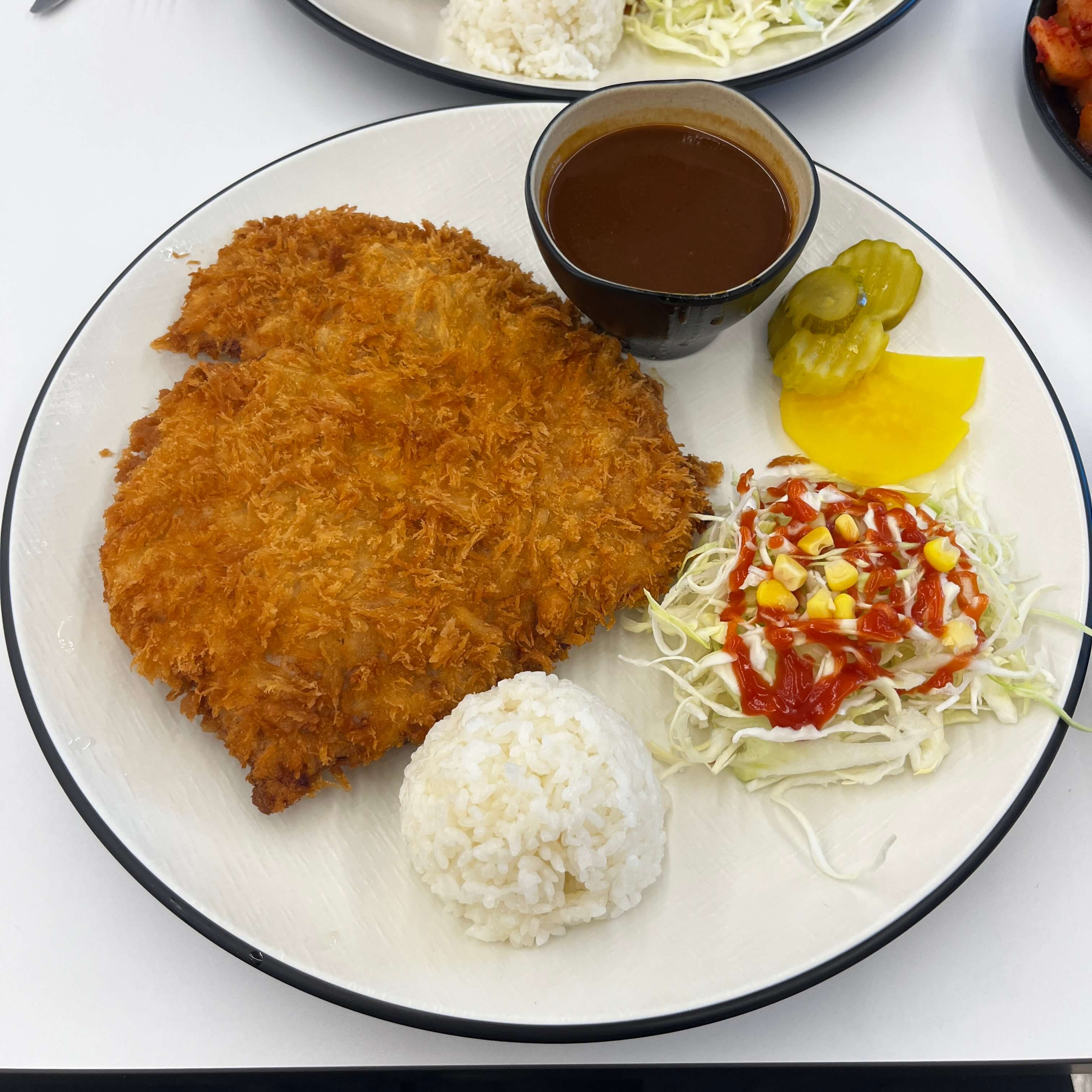 왕돈가스 찍먹 버전