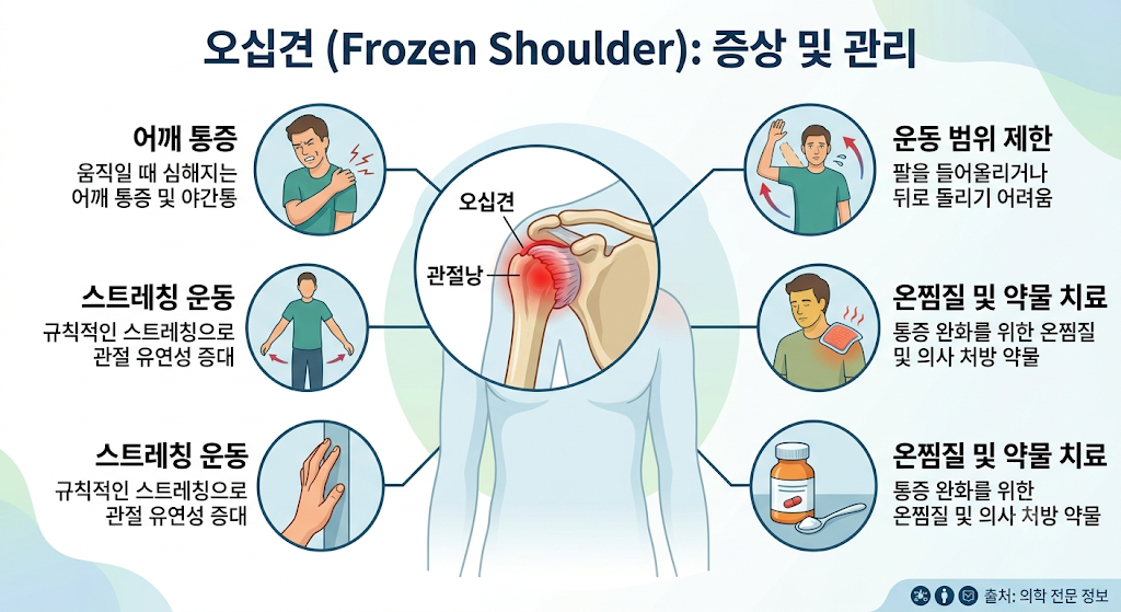 오십견의 증상 및 관리