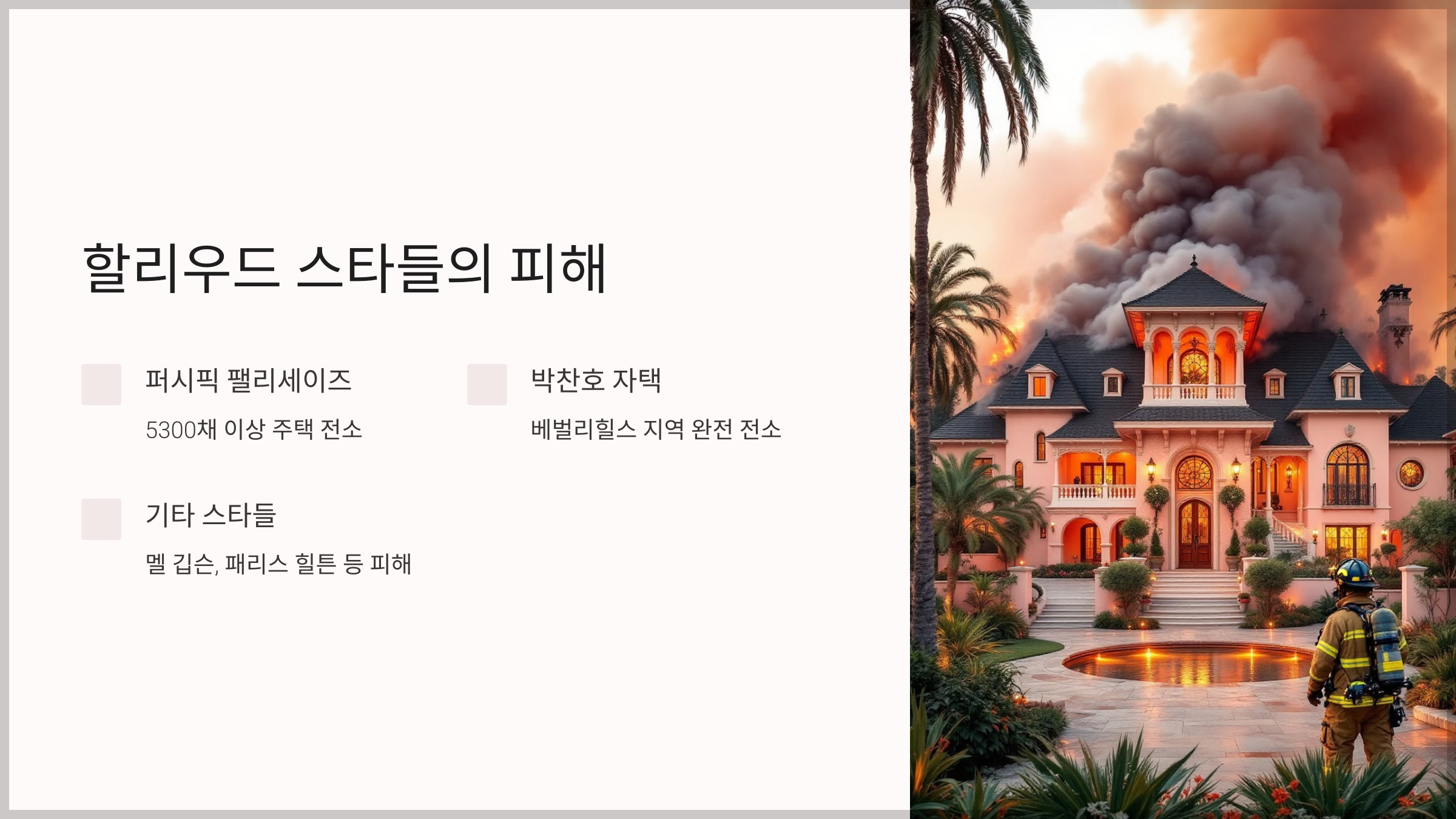 할리우드 스타들의 피해